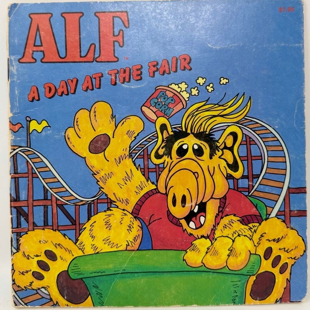 Checkerboard Press Alf A Day at The Fair Paperback Children's Book 1987